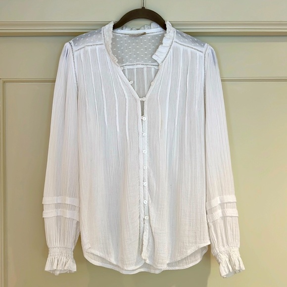 White Faherty blouse, size S - Picture 1 of 4